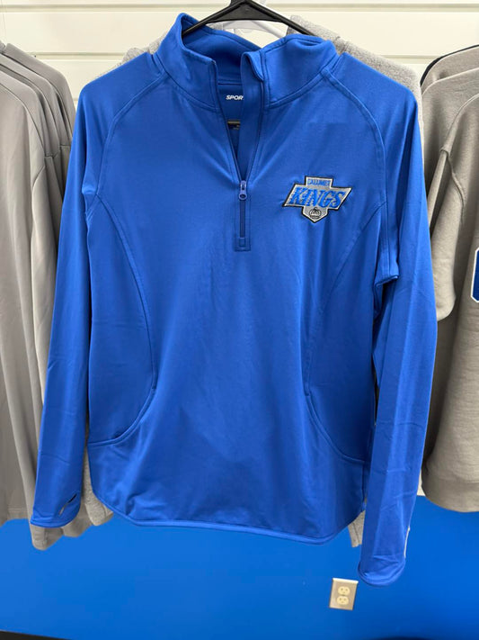 Hockey Logo Qtr Zip Womens