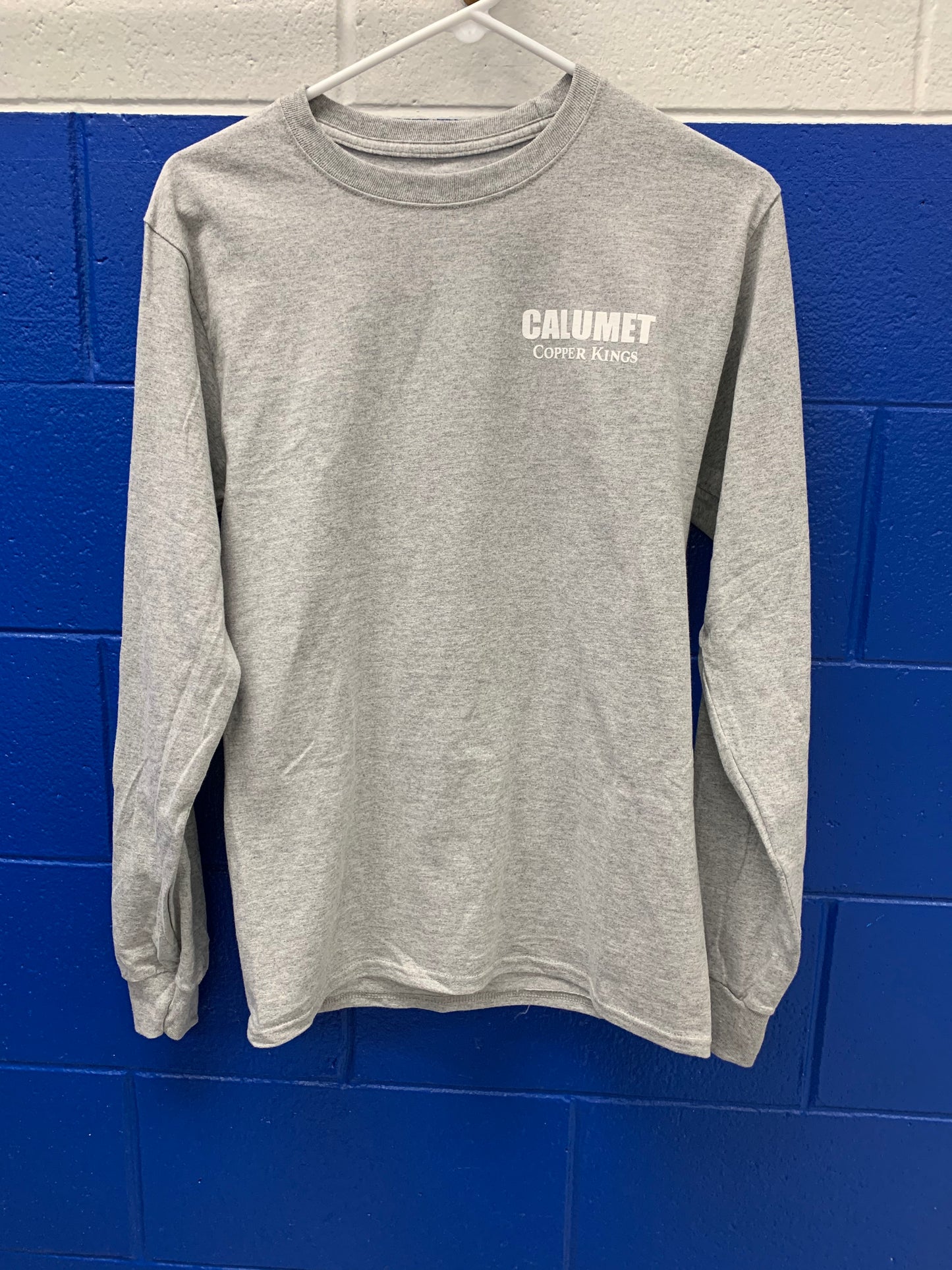 Champion Long Sleeve T-Shirt Gray