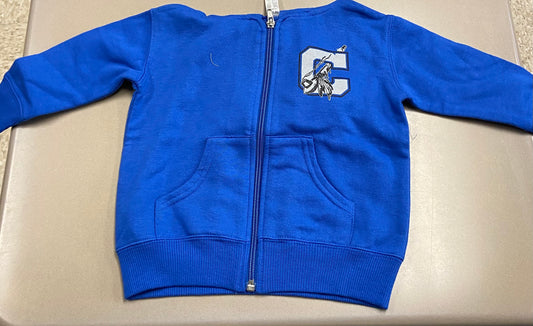 Calumet Blue Toddler Zip Up Hoodie
