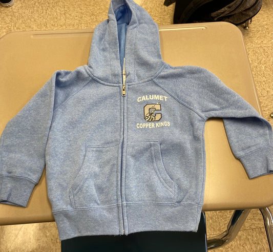 Toddler Light Blue Zip Up
