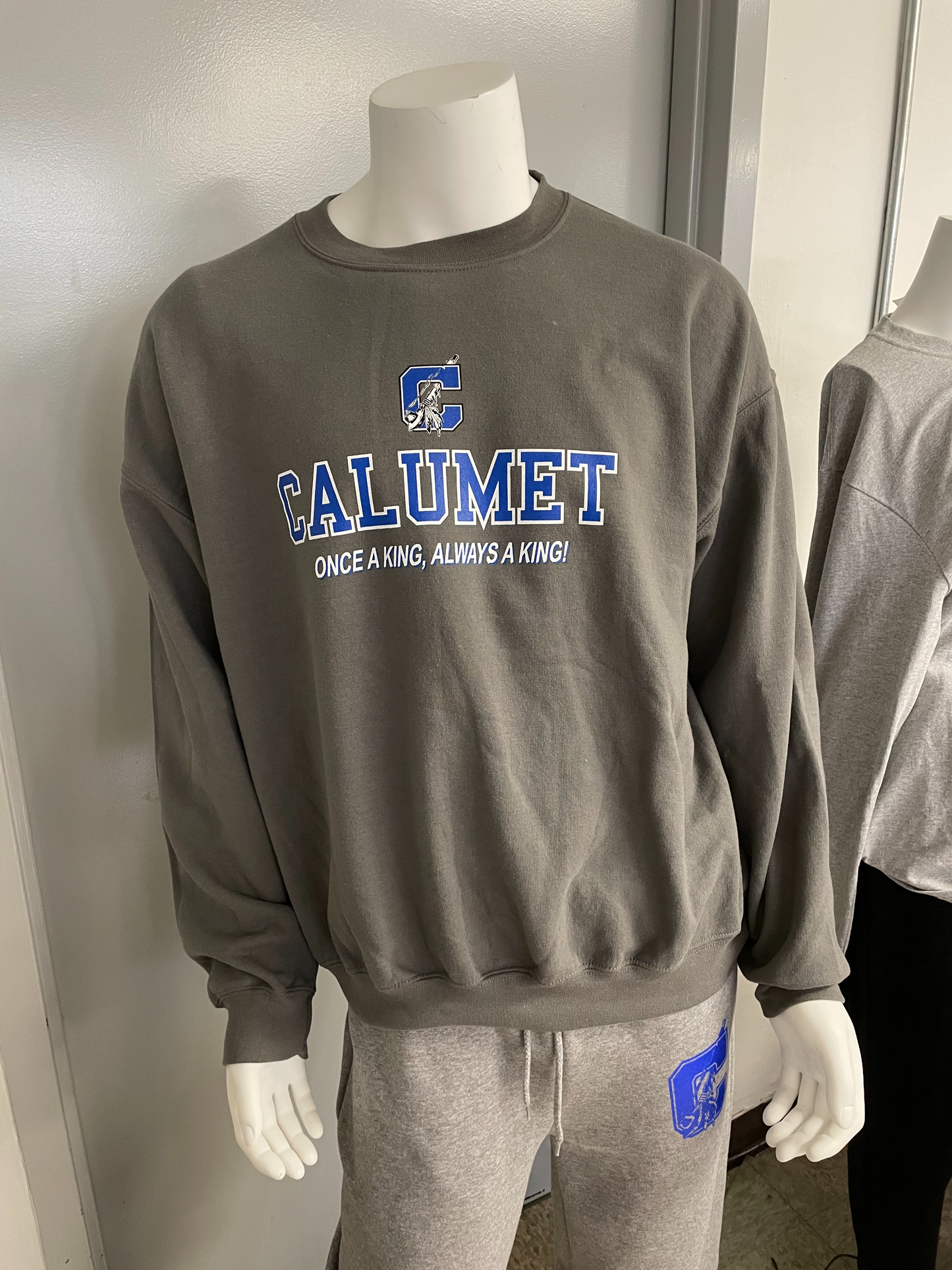 Grey Once a King Crew Neck